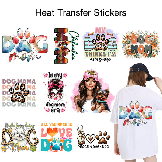 Heat Transfer Stickers 8-10inch