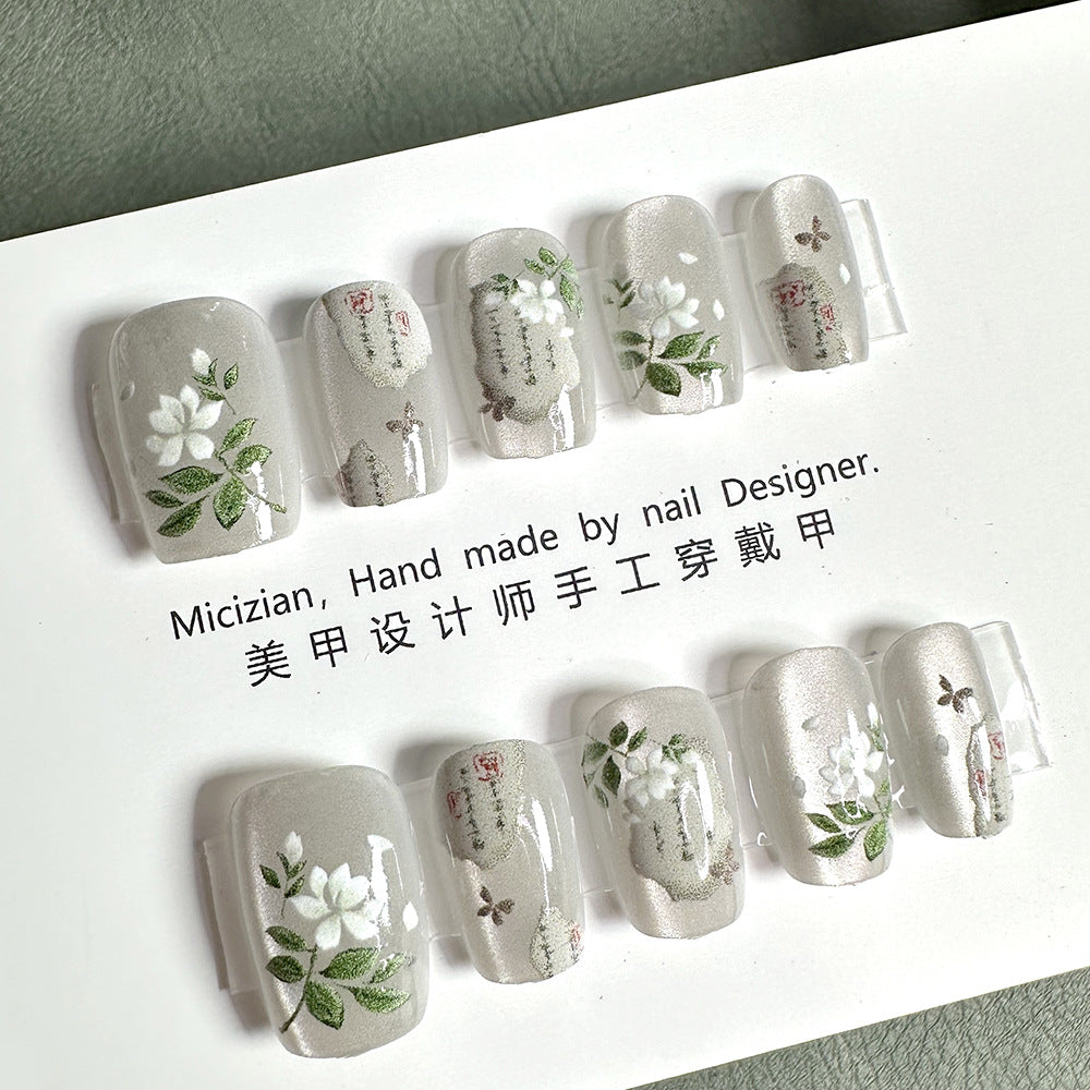 #01  handmade wearable  nail care